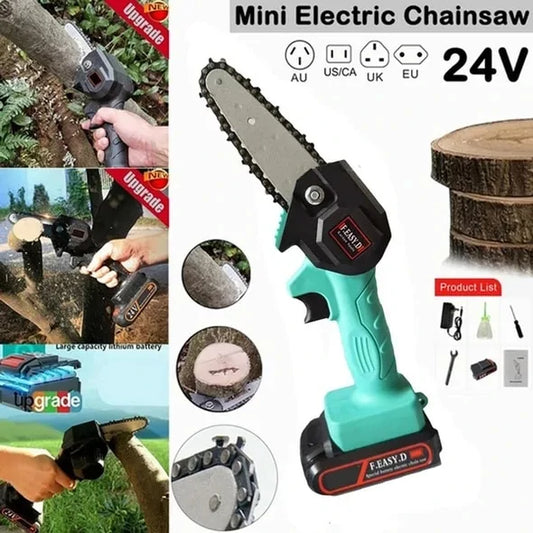 24V Mini Electric Chainsaw